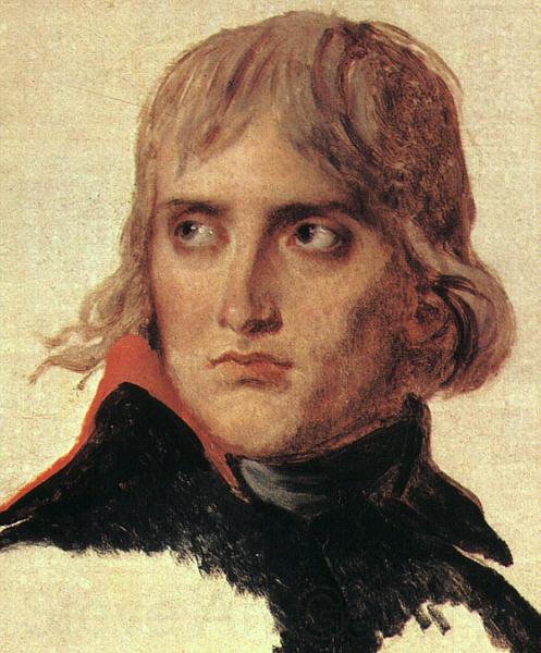 Jacques-Louis  David Bonaparte Unfinished